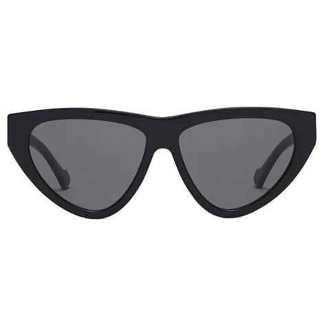 Gucci - Cat Eye Frame Sunglasses - Black Grey - Gucci Eyewear - Avvenice