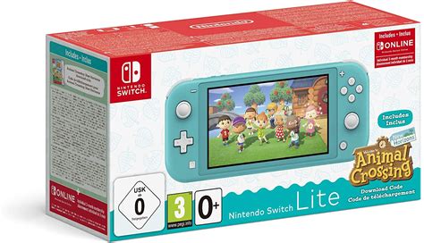 Le Pack Nintendo Switch Lite Turquoise + Animal Crossing à moins de 200 euros