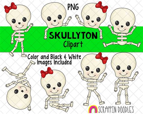 Skeleton Clipart Cute Skeletons Clipart Halloween Skeleton Boy Skeleton ...