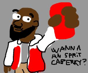 LeBron James Offers you a Sprite Cranberry - Drawception