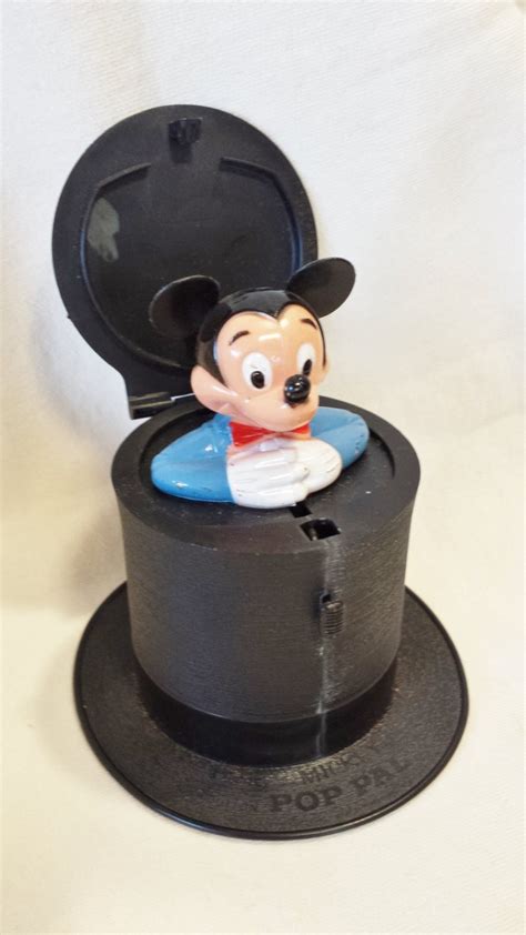 Vintage Mickey Mouse Toy Pop Up Pal plastic Walt Disney | Etsy