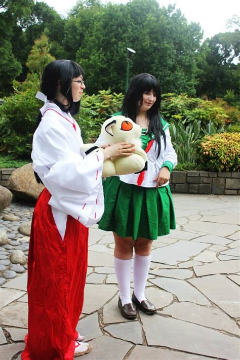 Kagome Kikyo and Kilala Cosplay InuYasha by Mio-Kitsui on DeviantArt