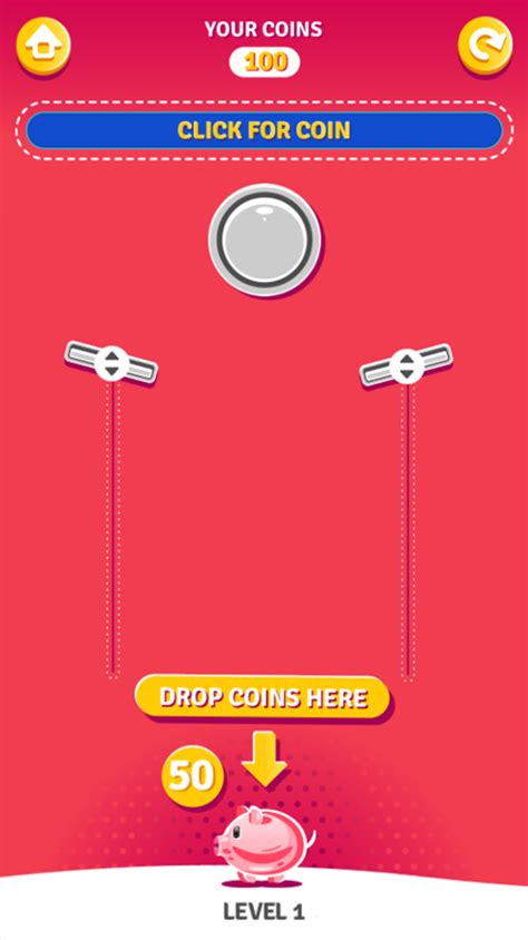 🕹️ Play Piggy Bank Game: Free Online Coin Drop Ricochet Physics Puzzle ...