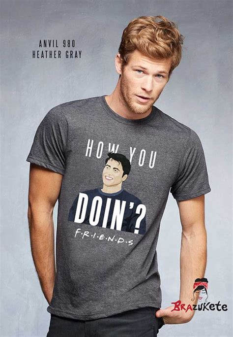 JOEY TRIBBIANI T-Shirt from Friends Tv Show How you doin? Please check ...