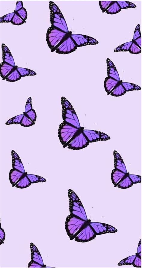 iPhone Purple Butterfly Wallpapers - Wallpaper Cave