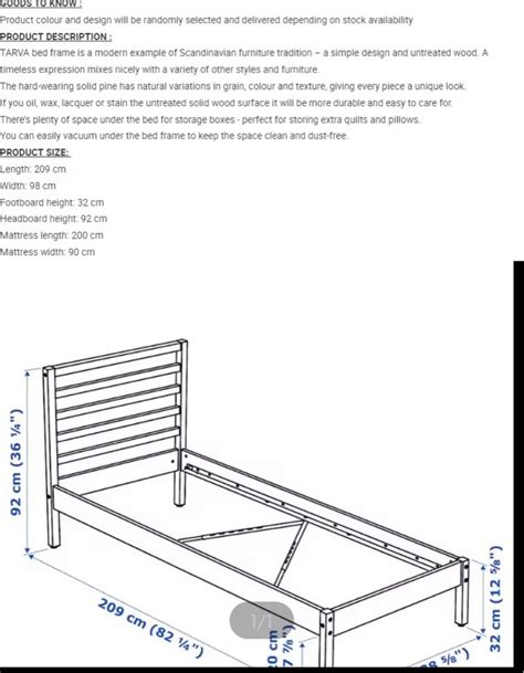 Ikea bed frame wooden, Furniture & Home Living, Furniture, Bed Frames ...