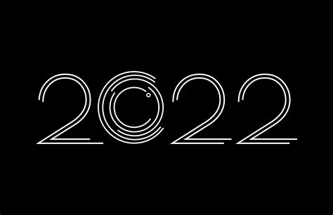 2022 Logo on Black Background Graphic by dhakarubelkhan · Creative Fabrica