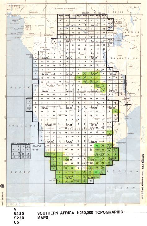 Basutoland Map