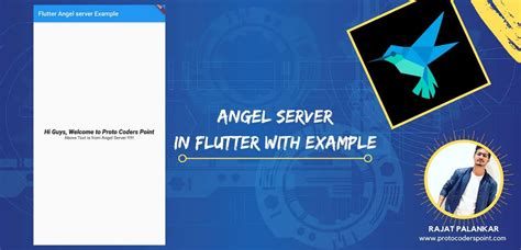 Flutter Dart Server Framework - Angel Server in Flutter with Example