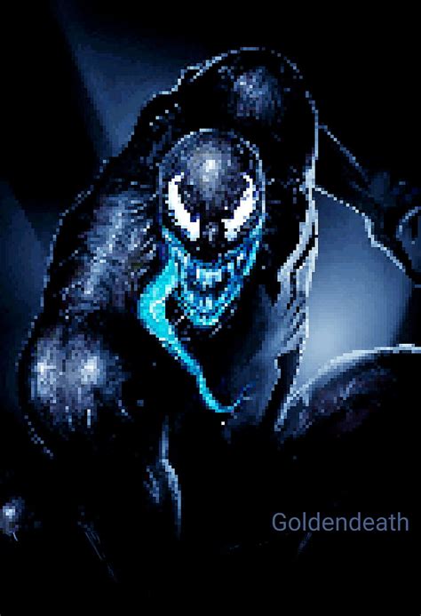 Blue venom, blue, venom, monster, marvel, spider man, HD phone ...