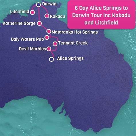 6 Days Alice Springs to Darwin Tour $1780