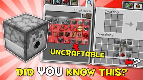 UNCRAFTABLE DISPENSERS UNLESS YOU DO THIS! Minecraft Bedrock Edition - YouTube