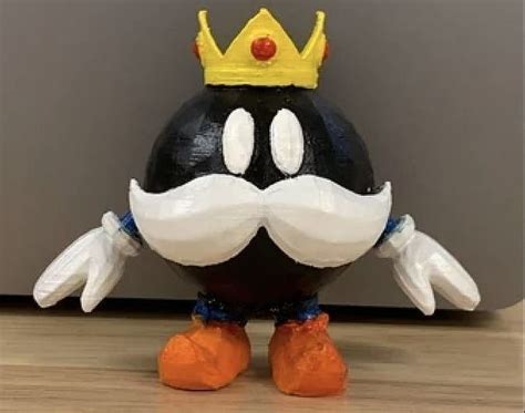 King Bob Omb 3D model 3D printable | CGTrader