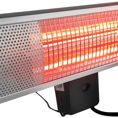 XtremepowerUS Wall-mounted Infrared 1500 Watt Heater, 28"