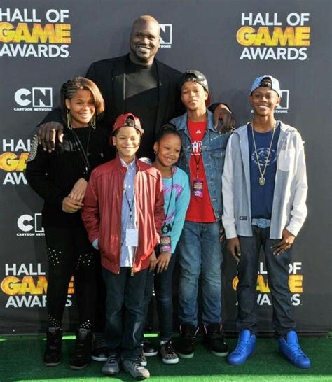 shaq and his kids | Celebrity kids, Celebrity families, African american family