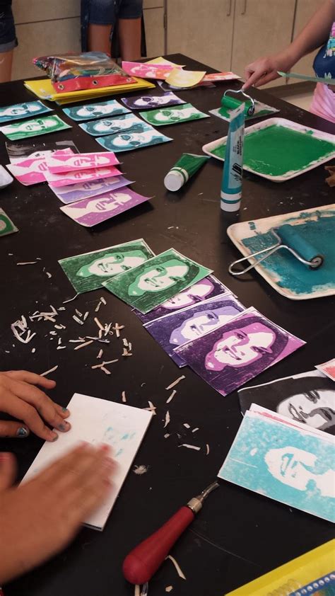 Art with Ms. Lloyd: 7th grade 2-D: Printmaking!!! | Middle school art projects, School art ...