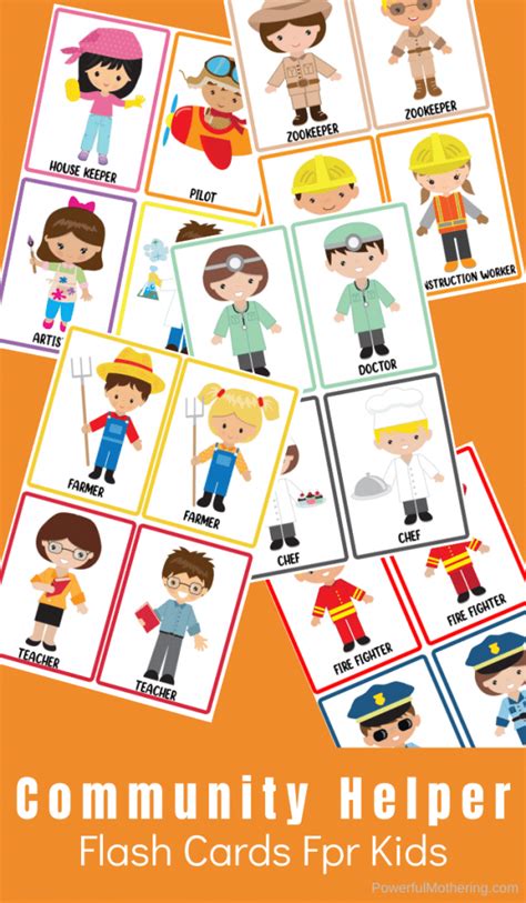 Community Helper Flash Cards | Free Homeschool Deals