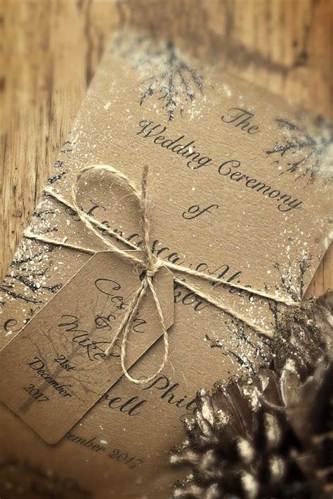 Winter Wedding Invitations Ideas For Any Wedding Theme