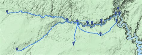 coyote gulch map image | The Nature Seeker