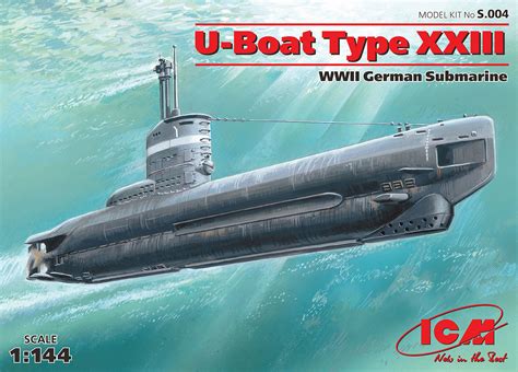 ICM - U-Boat Type XXIII WWII German Submarine - 1:144 - Traudls Modellbau