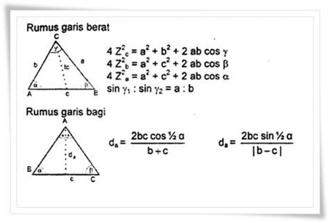 Rumus - Rumus Segitiga