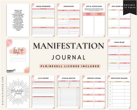 Manifestation Journal – Digital PLR Hub