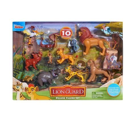 Disney Lion Guard Deluxe 10 Piece Figure Set - Includes Lion Guard & Classic Figures - Walmart ...