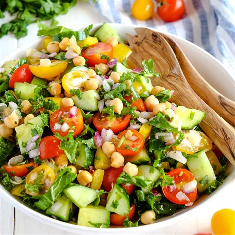 Mediterranean Chickpea Salad - Resipes my Familly