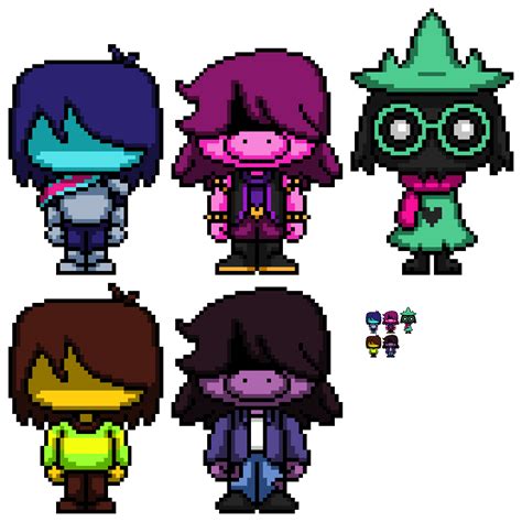 deltarune pixel art grid Deltarune ralsei kris px wallpaperaccess ...