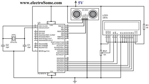 Hc-sr04 Circuit Diagram