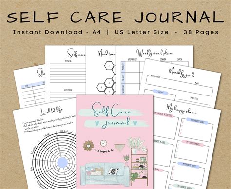 Printable Self Care Journal