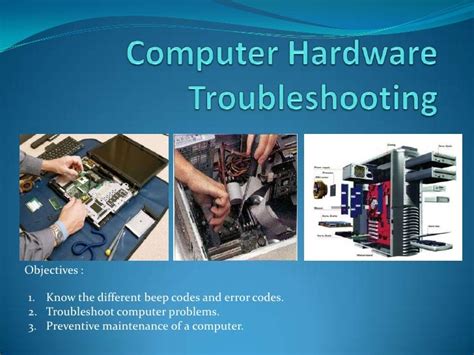 Computer hardware troubleshooting