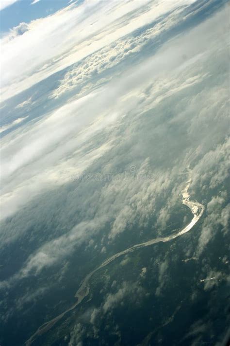 Amazon River aerial view stock image. Image of tropical - 34341483