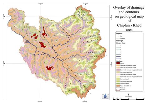 WF-61; Tal-Khed/Chiplun; Dist-Ratnagiri (Geological map with drainage... | Download Scientific ...