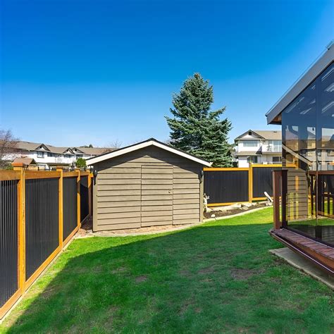 The Ultimate Guide to Installing a Black Corrugated Metal Fence Panels ...