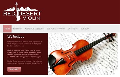 Violin Lessons For Beginners | “Red Desert Violin” Reveals To People ...