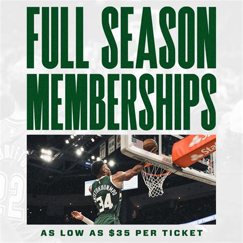 Full Season Ticket Memberships | Milwaukee Bucks | NBA.com