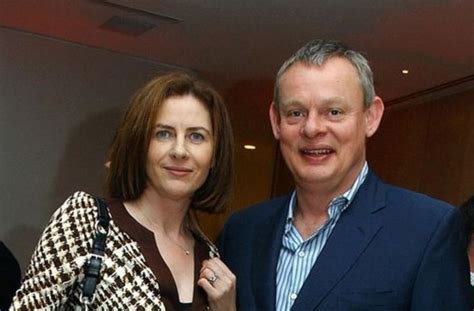 Martin Clunes and his wife Philippa Braithwaite. Philippa is the ...