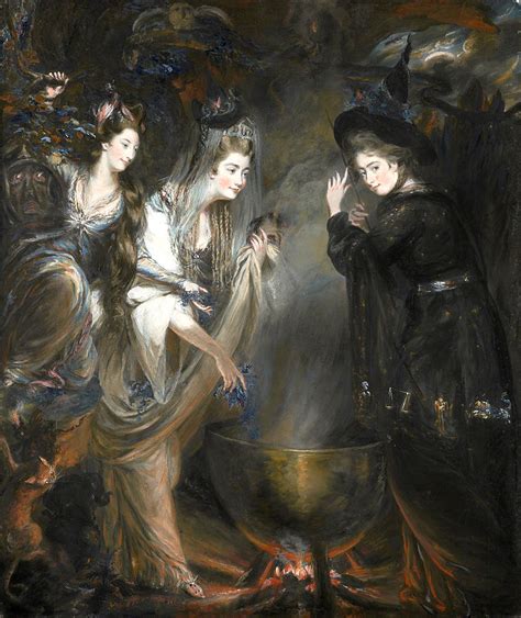 The Three Witches from Macbeth Painting by Daniel Gardner - Fine Art America