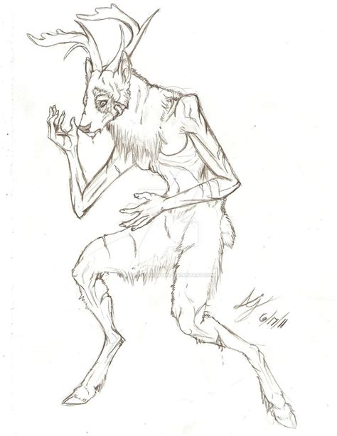 Sketch Commish- Skinwalker 2 by Earthsong9405 on DeviantArt