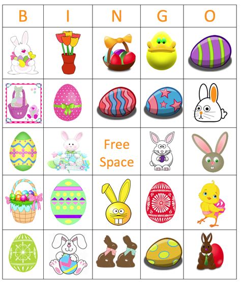 Easter Bingo - Grandma Ideas