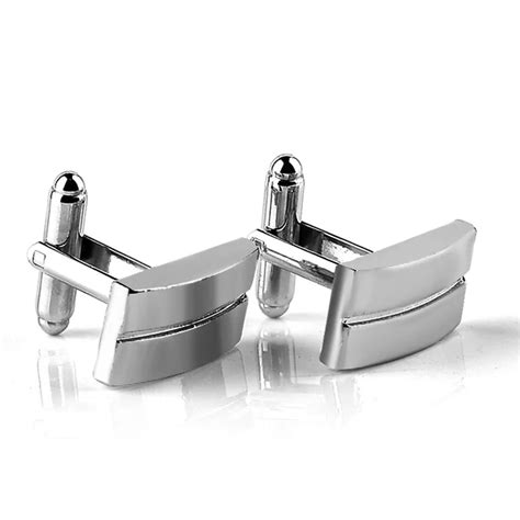 Aliexpress.com : Buy Classic Mens Luxury Silver Color Cuff Links Square ...