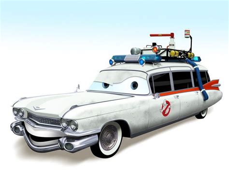 Pixar Car [as Ecto-1] (Drawing by IanScott76 @deviantART) #Cars # ...