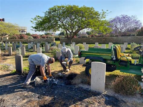 Gaza War Cemetery repaired after recent unrest