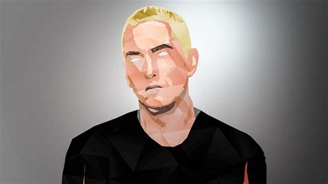 Eminem digital art #Eminem #shadyxv Marshall Mathers low poly rap # ...