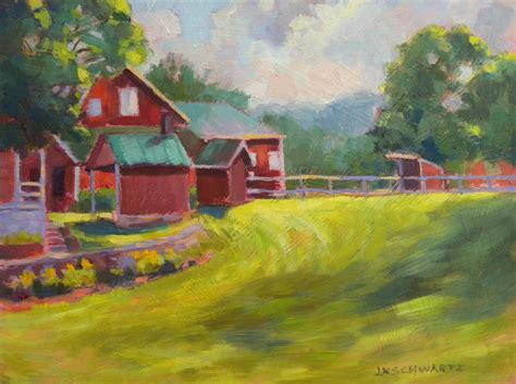 Jean Schwartz, an Artist's Journal: Hickory Bridge Farm