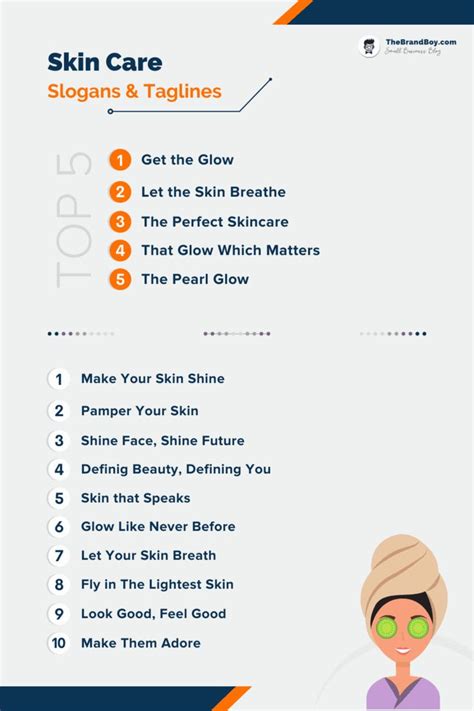 876+ Skincare Slogans And Taglines (Generator + Guide) | Skin care business, Skin care brands ...