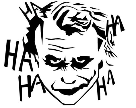 Joker Stencil by ghostcake on DeviantArt | Arte de silueta, Plantillas graffiti, Disenos de unas