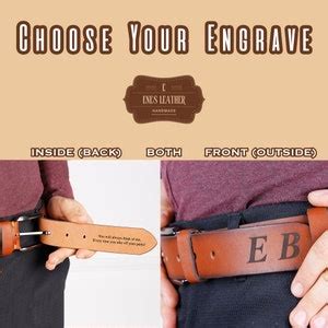 Custom Handmade Full Grain Leather Belt, Personalized Gift for Him ...