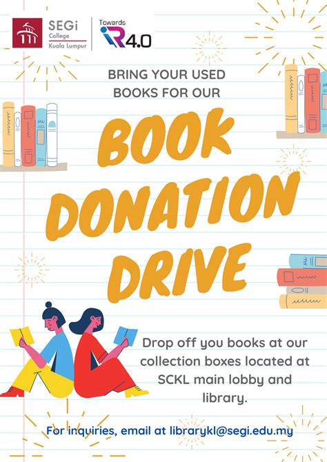 Book Donation Drive Campaign – SEGi College Kuala Lumpur Library